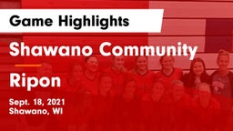 Shawano Community  vs Ripon  Game Highlights - Sept. 18, 2021