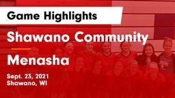 Shawano Community  vs Menasha Game Highlights - Sept. 23, 2021