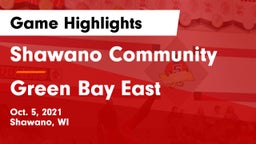 Shawano Community  vs Green Bay East  Game Highlights - Oct. 5, 2021