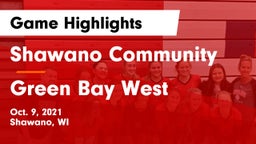 Shawano Community  vs Green Bay West Game Highlights - Oct. 9, 2021