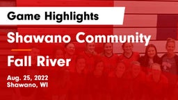 Shawano Community  vs Fall River Game Highlights - Aug. 25, 2022