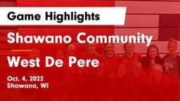 Shawano Community  vs West De Pere  Game Highlights - Oct. 4, 2022