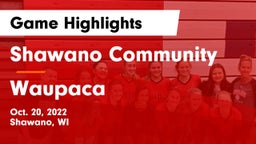 Shawano Community  vs Waupaca  Game Highlights - Oct. 20, 2022