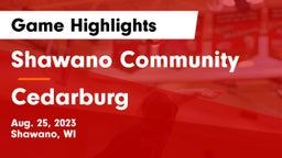 Shawano Community  vs Cedarburg  Game Highlights - Aug. 25, 2023