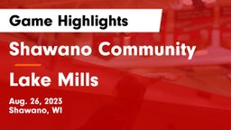 Shawano Community  vs Lake Mills Game Highlights - Aug. 26, 2023