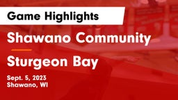 Shawano Community  vs Sturgeon Bay  Game Highlights - Sept. 5, 2023