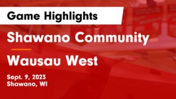 Shawano Community  vs Wausau West  Game Highlights - Sept. 9, 2023