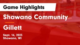 Shawano Community  vs Gillett  Game Highlights - Sept. 16, 2023