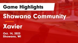 Shawano Community  vs Xavier Game Highlights - Oct. 14, 2023