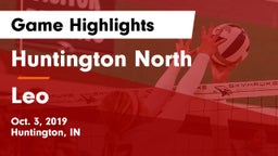 Huntington North  vs Leo Game Highlights - Oct. 3, 2019