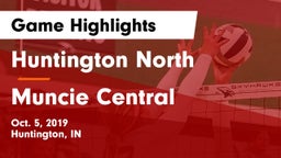 Huntington North  vs Muncie Central Game Highlights - Oct. 5, 2019