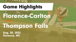 Florence-Carlton  vs Thompson Falls Game Highlights - Aug. 30, 2022