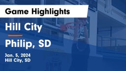 Hill City  vs Philip, SD Game Highlights - Jan. 5, 2024