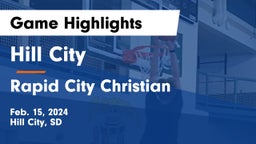 Hill City  vs Rapid City Christian  Game Highlights - Feb. 15, 2024