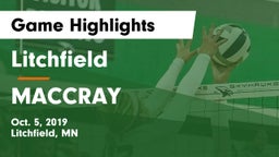 Litchfield  vs MACCRAY Game Highlights - Oct. 5, 2019