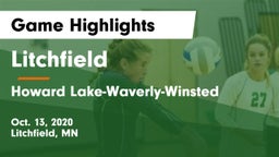 Litchfield  vs Howard Lake-Waverly-Winsted Game Highlights - Oct. 13, 2020
