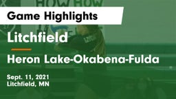 Litchfield  vs Heron Lake-Okabena-Fulda Game Highlights - Sept. 11, 2021