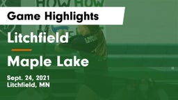 Litchfield  vs Maple Lake  Game Highlights - Sept. 24, 2021