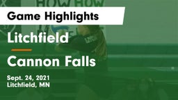 Litchfield  vs Cannon Falls  Game Highlights - Sept. 24, 2021