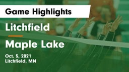 Litchfield  vs Maple Lake  Game Highlights - Oct. 5, 2021