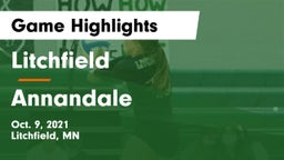 Litchfield  vs Annandale  Game Highlights - Oct. 9, 2021