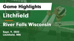 Litchfield  vs River Falls Wisconsin Game Highlights - Sept. 9, 2022