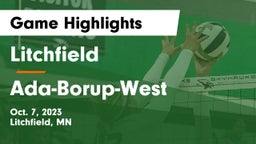 Litchfield  vs Ada-Borup-West Game Highlights - Oct. 7, 2023
