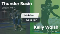 Matchup: Thunder Basin High S vs. Kelly Walsh  2017