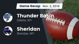 Recap: Thunder Basin  vs. Sheridan  2018