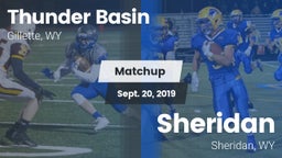 Matchup: Thunder Basin High S vs. Sheridan  2019