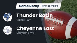 Recap: Thunder Basin  vs. Cheyenne East  2019