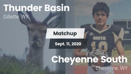 Matchup: Thunder Basin High S vs. Cheyenne South  2020