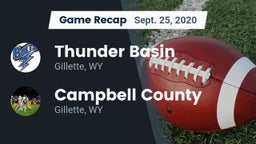 Recap: Thunder Basin  vs. Campbell County  2020