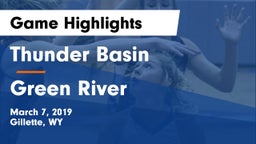 Thunder Basin  vs Green River  Game Highlights - March 7, 2019