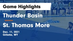 Thunder Basin  vs St. Thomas More  Game Highlights - Dec. 11, 2021