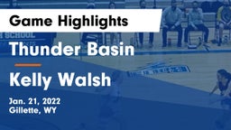 Thunder Basin  vs Kelly Walsh  Game Highlights - Jan. 21, 2022