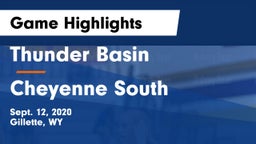 Thunder Basin  vs Cheyenne South  Game Highlights - Sept. 12, 2020