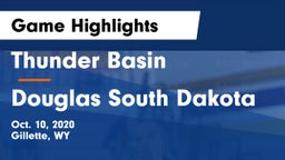 Thunder Basin  vs Douglas South Dakota Game Highlights - Oct. 10, 2020