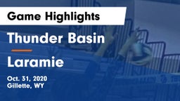 Thunder Basin  vs Laramie  Game Highlights - Oct. 31, 2020