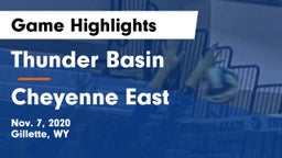 Thunder Basin  vs Cheyenne East  Game Highlights - Nov. 7, 2020