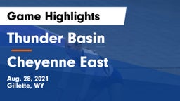 Thunder Basin  vs Cheyenne East  Game Highlights - Aug. 28, 2021