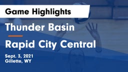 Thunder Basin  vs Rapid City Central  Game Highlights - Sept. 3, 2021