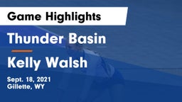 Thunder Basin  vs Kelly Walsh  Game Highlights - Sept. 18, 2021