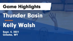Thunder Basin  vs Kelly Walsh  Game Highlights - Sept. 4, 2021