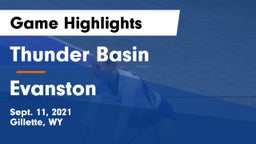 Thunder Basin  vs Evanston Game Highlights - Sept. 11, 2021
