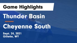 Thunder Basin  vs Cheyenne South  Game Highlights - Sept. 24, 2021