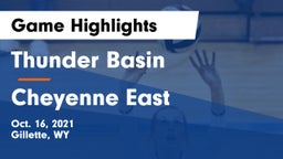 Thunder Basin  vs Cheyenne East  Game Highlights - Oct. 16, 2021