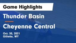 Thunder Basin  vs Cheyenne Central  Game Highlights - Oct. 30, 2021