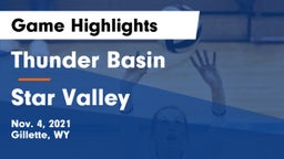 Thunder Basin  vs Star Valley  Game Highlights - Nov. 4, 2021