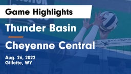 Thunder Basin  vs Cheyenne Central  Game Highlights - Aug. 26, 2022